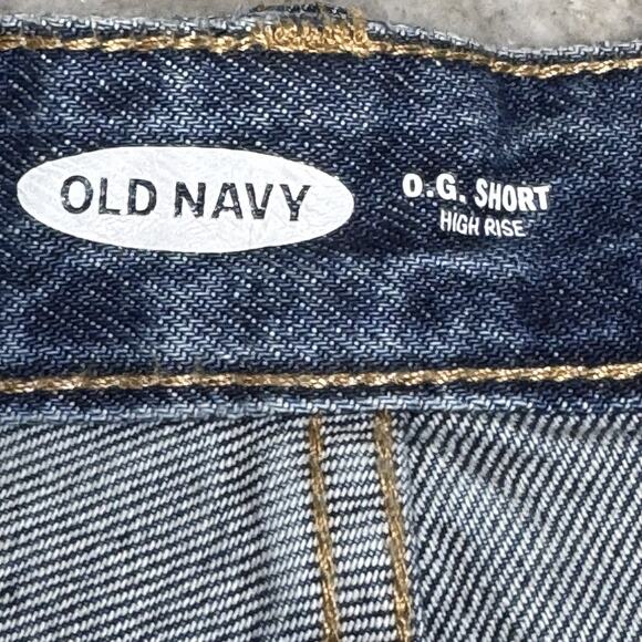 Old Navy NWT High Rise OG Shorts Women’s Size 6 Cutoff Hem Rainbow Detail - Picture 5 of 11